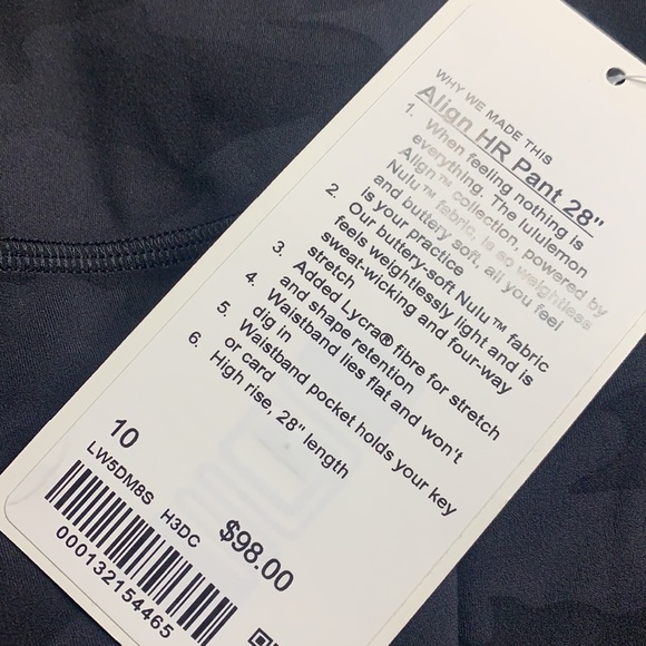 ๐NWTs Lululemon Align HR Leggings 28โ - Picture 9 of 14